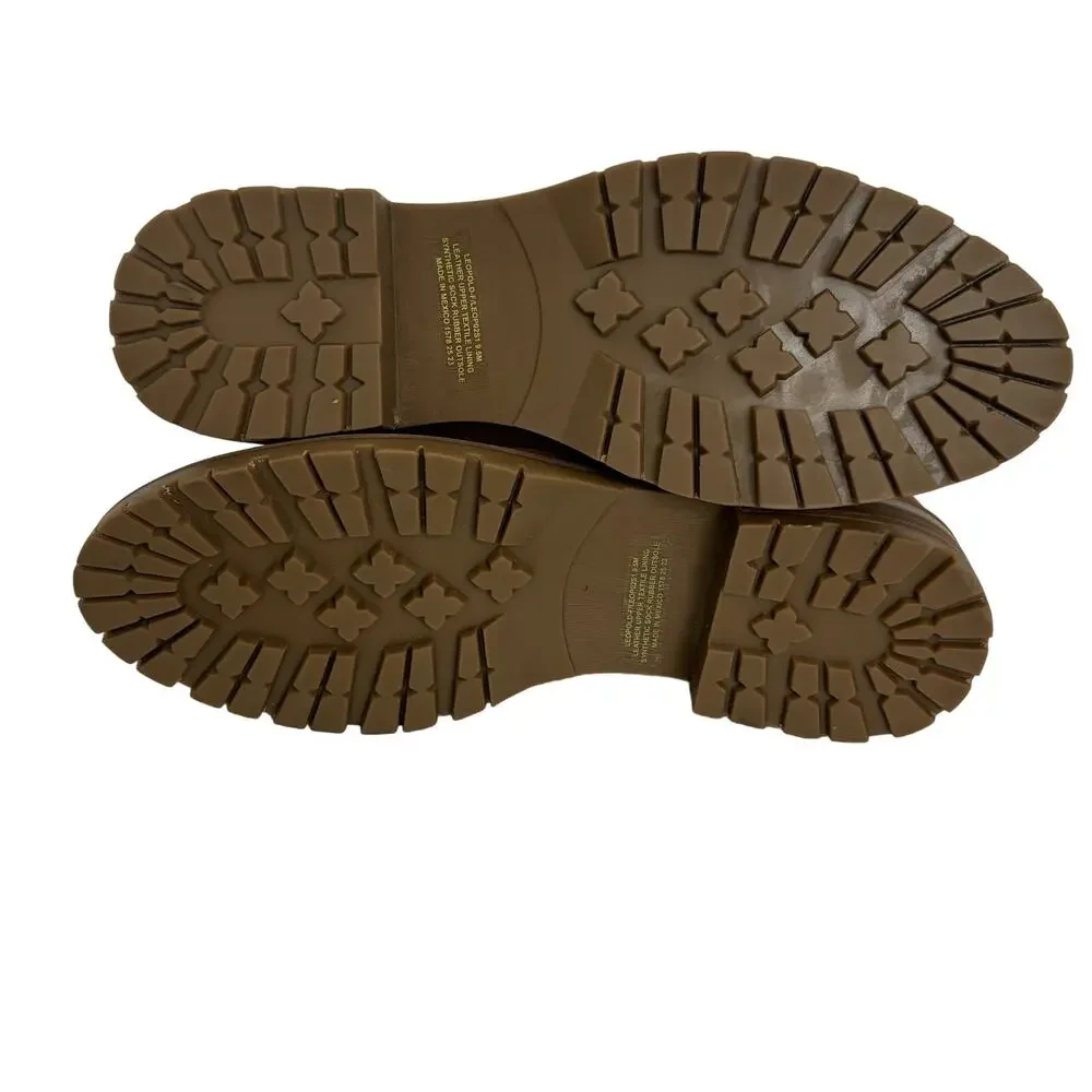 Steve Madden Leopold Faux Fur Water Resistant Boot in Camel Suede NEW Size 9.5